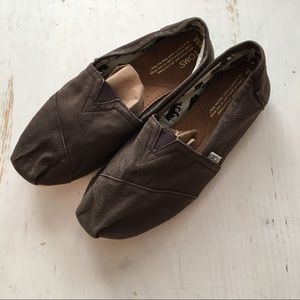 Brown TOMS Shoes 9.5